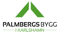 Palmbergs Bygg i Karlshamn Logotyp